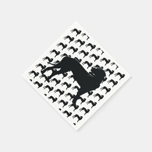 Schwarzer Dan, Big Dog Serviette (Ecke)