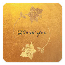 Schwarzer Dank Monogram Gold Kraft Blumenschreath