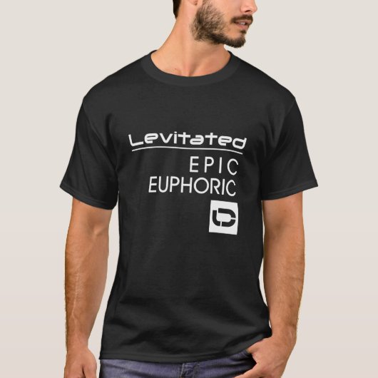 Schwarzer das Gefühl-T - Shirt V3 LEV Männer (Vorderseite)