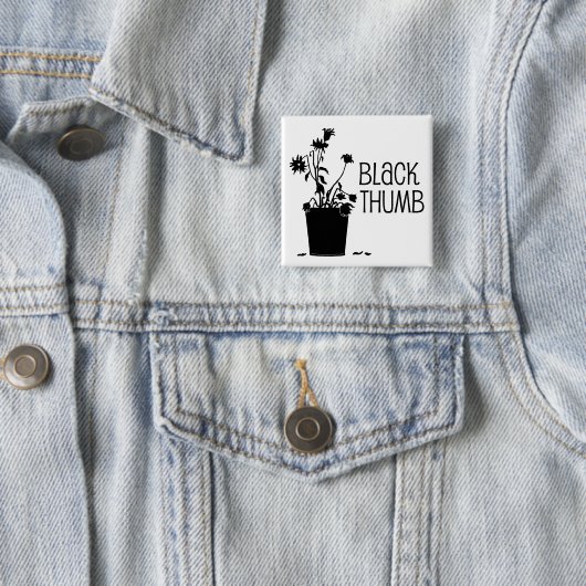 Schwarzer Daumen Button (Beispiel)