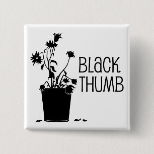 Schwarzer Daumen Button