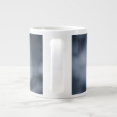 Schwarzer Deutscher Schäferhund Jumbo-Tasse (Rückseite)