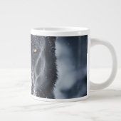 Schwarzer Deutscher Schäferhund Jumbo-Tasse (Rechts)