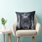 Schwarzer Deutscher Schäferhund Kissen (Stuhl )