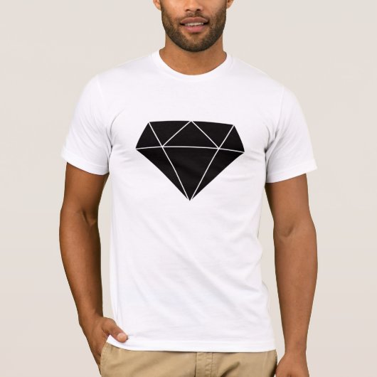 schwarzer Diamant T-Shirt (Vorderseite)