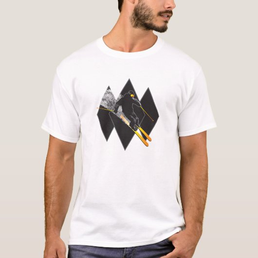 Schwarzer Diamant-Typ-T - Shirt (Vorderseite)