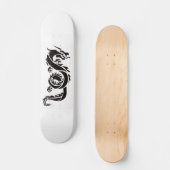 Schwarzer Drache 7 3/4" Skateboard Deck (Vorderseite)