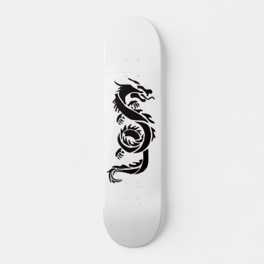 Schwarzer Drache 7 3/4" Skateboard Deck (Vorne)