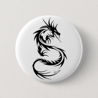 Schwarzer Drache Button