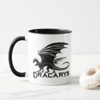 Schwarzer Drache „Dracarys“ Power-Becher