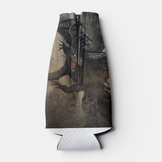 Schwarzer Drache Flaschenkühler (Rückseite)