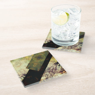 Schwarzer Drache Glasuntersetzer