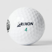 Schwarzer Drache Golfball (Logo)