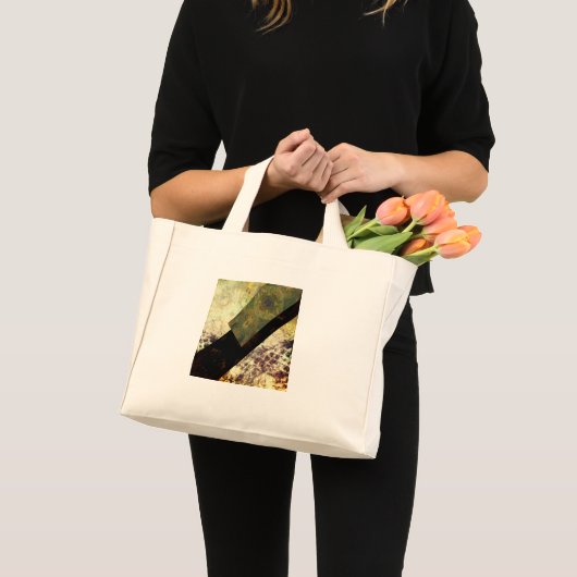 Schwarzer Drache Mini Stoffbeutel (Vorderseite (Produkt))