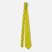 Schwarzer Drache mit Augenbrauen erwischt Neck Tie Krawatte (Rückseite)