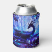 Schwarzer Drache, Nachtwaldszene. Dosenkühler (Kanne Vorderseite)