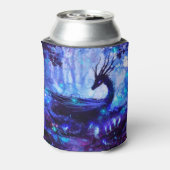 Schwarzer Drache, Nachtwaldszene. Dosenkühler (Kanne Rückseite)