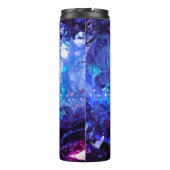 Schwarzer Drache, Nachtwaldszene. Thermosbecher (Rückseite)