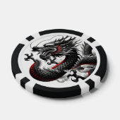 Schwarzer Drache Pokerchips (Einzeln)