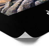 Schwarzer Drache Poster (Ecke)