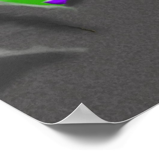 Schwarzer Drache Poster (Ecke)