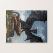 Schwarzer Drache Puzzle (Horizontal)