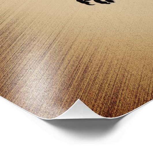 Schwarzer Drache rustikaler Hintergrund Fotodruck (Ecke)