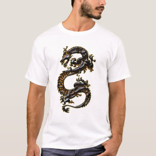 Schwarzer Drache-T - Shirt