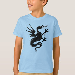 Schwarzer Drache T-Shirt