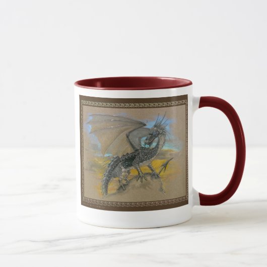 Schwarzer Drache Tasse (Rechts)