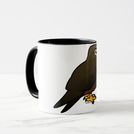 Schwarzer Drachen Tasse (Vorderseite Links)