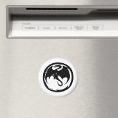 Schwarzer Drachenmagnet Magnet (In Situ (Geschirrspüler))