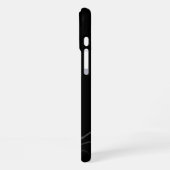 Schwarzer Drachenrauch iPhone Hülle (Linke Seite)