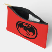 Schwarzer Drachenroter Beutel (Offen)