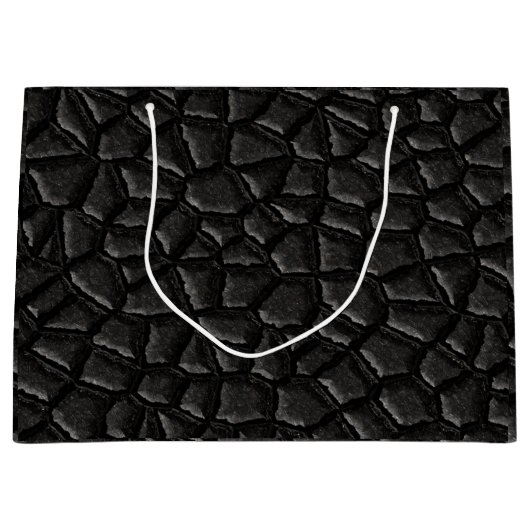 Schwarzer Drachentag Große Geschenktüte (Vorderseite)