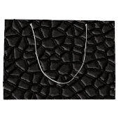 Schwarzer Drachentag Große Geschenktüte (Rückseite)