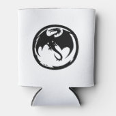 Schwarzer Drachenweiß kann 2-seitig kühler werden Dosenkühler (Vorderseite)