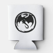 Schwarzer Drachenweiß kann 2-seitig kühler werden Dosenkühler (Rückseite)