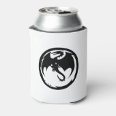 Schwarzer Drachenweiß kann 2-seitig kühler werden Dosenkühler (Kanne Rückseite)