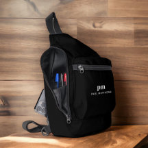 Schwarzer einfacher Minimalistischer Name und Mono