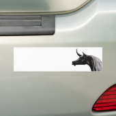 Schwarzer Einhorn-Autoaufkleber Autoaufkleber (Auf Auto)