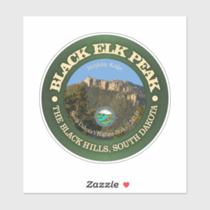 Schwarzer Elchspitze Aufkleber