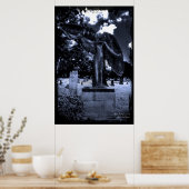 Schwarzer Engel der Stadtdrucke von Iowa Poster (Küche)