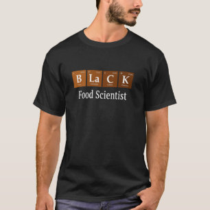 Schwarzer Ernährungswissenschaftler Afrikanisches T-Shirt
