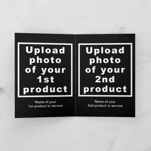 Schwarzer Erntedank-Weihnachtskarte Feiertagskarte (Innenseite)