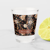 Schwarzer Fall Schnapsglas (Vorderseite)