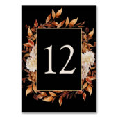 Schwarzer Fall Tischnummer (Vorderseite)