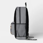 Schwarzer Farb Boss Bedruckter Rucksack (Rechts)