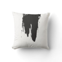 Schwarzer Farben-Anschlag minimal