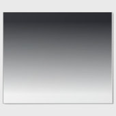 Schwarzer Farbverlauf Geschenkpapier (Flach)